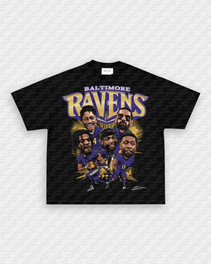 2024 BIG HEAD RAVENS TEE - VIP - GAME CHANGERS - GAME CHANGERS GRAPHIC TEE