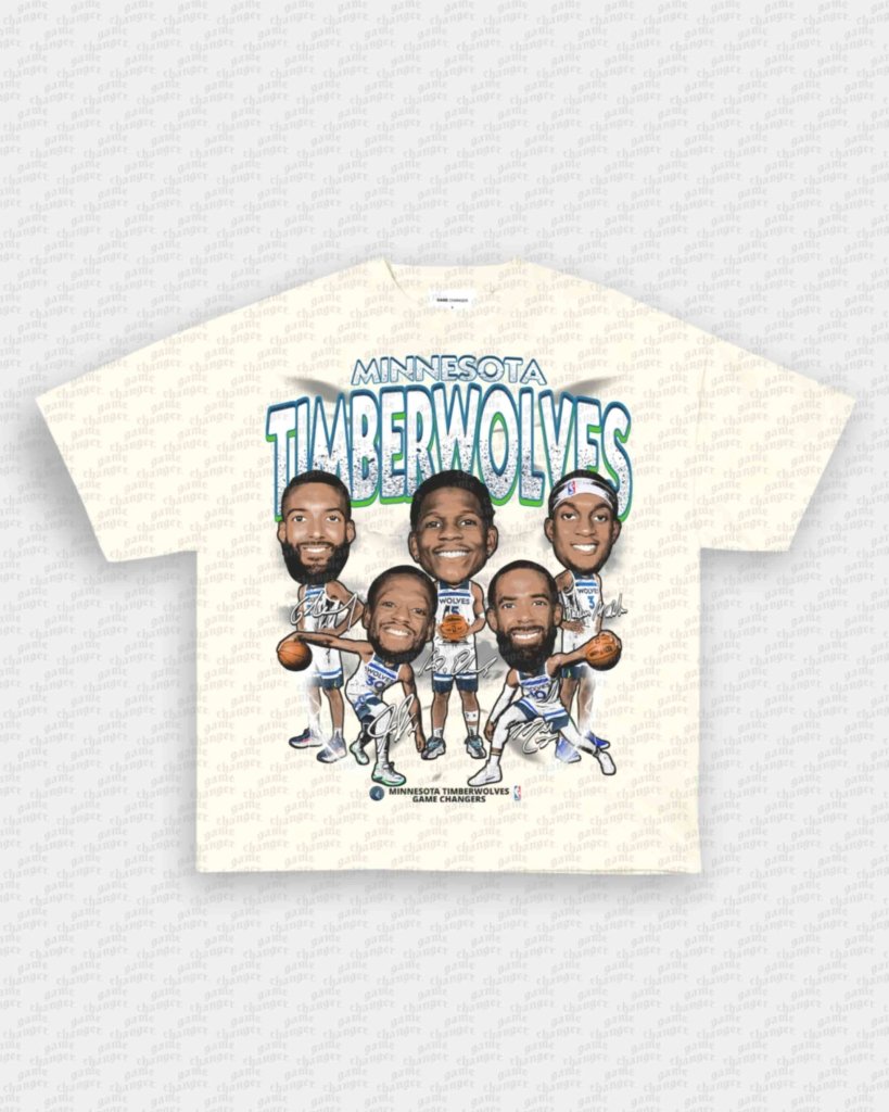 2024 BIG HEAD TIMBERWOLVES TEE - VIP - GAME CHANGERS - GAME CHANGERS GRAPHIC TEE