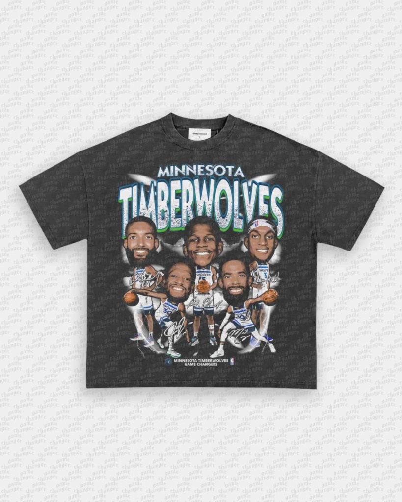 2024 BIG HEAD TIMBERWOLVES TEE - VIP - GAME CHANGERS - GAME CHANGERS GRAPHIC TEE