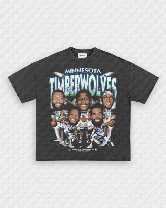 2024 BIG HEAD TIMBERWOLVES TEE - VIP - GAME CHANGERS - GAME CHANGERS GRAPHIC TEE