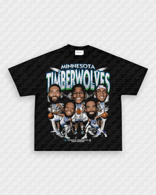 2024 BIG HEAD TIMBERWOLVES TEE - VIP - GAME CHANGERS - GAME CHANGERS GRAPHIC TEE