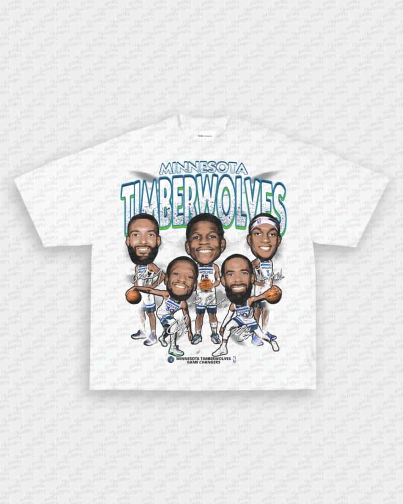 2024 BIG HEAD TIMBERWOLVES TEE - VIP - GAME CHANGERS - GAME CHANGERS GRAPHIC TEE