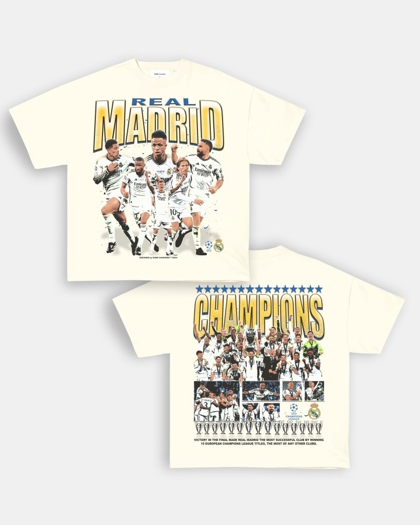 2024 UCL CHAMPS - REAL MADRID TEE - [DS] - VIP - GAME CHANGERS TEE