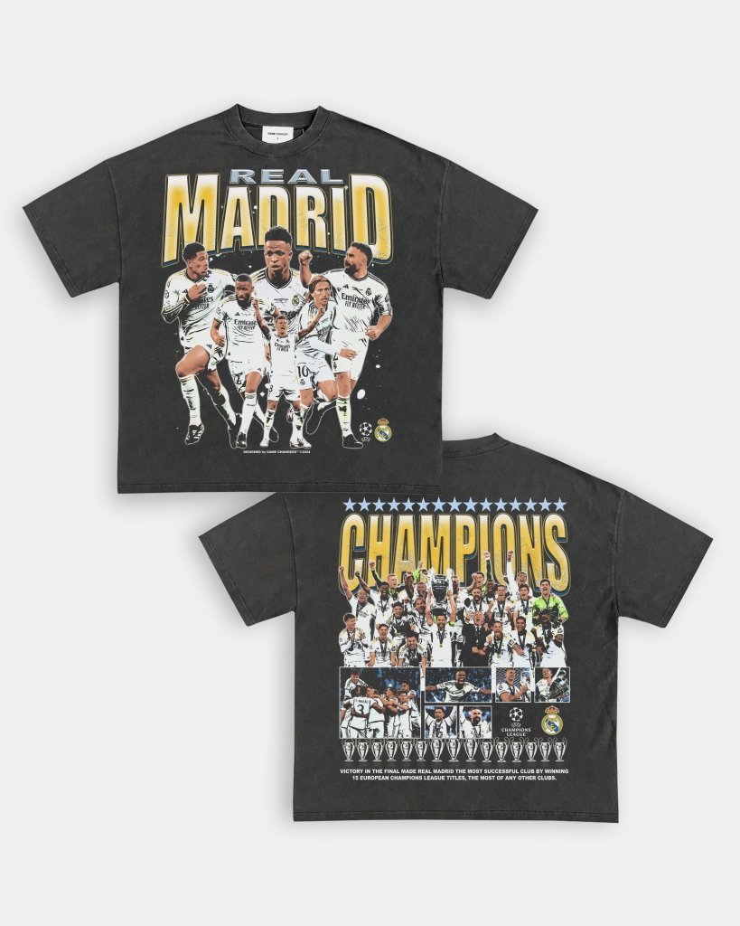 2024 UCL CHAMPS - REAL MADRID TEE - [DS] - VIP - GAME CHANGERS TEE