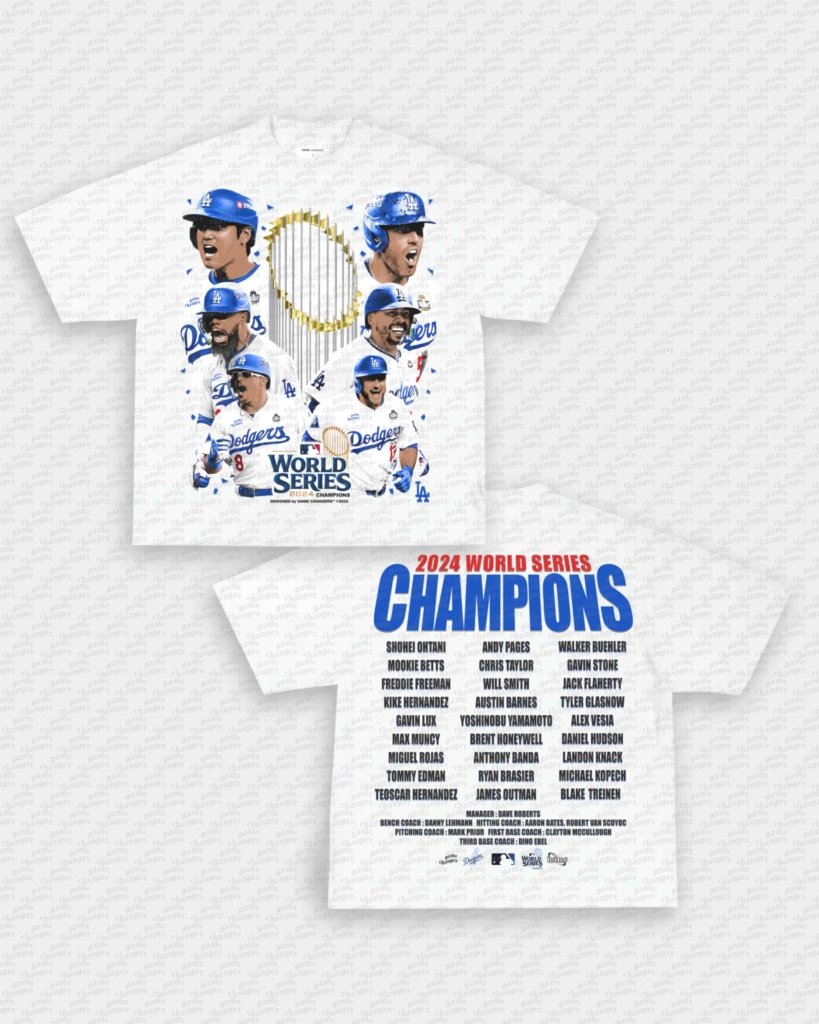 2024 WORLD SERIES CHAMPS TEE - [DS] - VIP - GAME CHANGERS GRAPHIC TEE