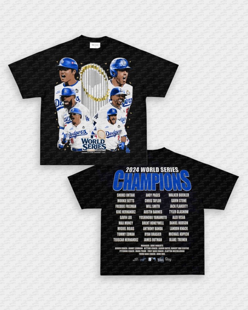 2024 WORLD SERIES CHAMPS TEE - [DS] - VIP - GAME CHANGERS GRAPHIC TEE