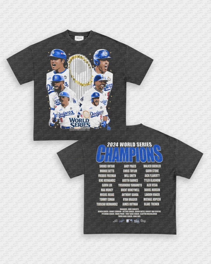 2024 WORLD SERIES CHAMPS TEE - [DS] - VIP - GAME CHANGERS GRAPHIC TEE