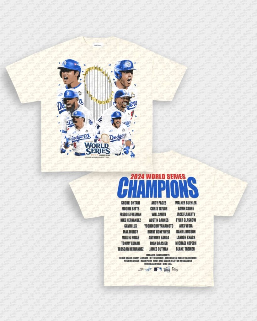 2024 WORLD SERIES CHAMPS TEE - [DS] - VIP - GAME CHANGERS GRAPHIC TEE