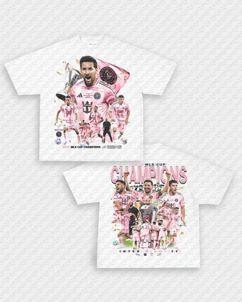 2025 MLS CHAMPS TEE - [DS] - VIP - GAME CHANGERS - GAME CHANGERS GRAPHIC TEE