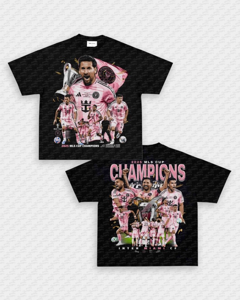 2025 MLS CHAMPS TEE - [DS] - VIP - GAME CHANGERS - GAME CHANGERS GRAPHIC TEE
