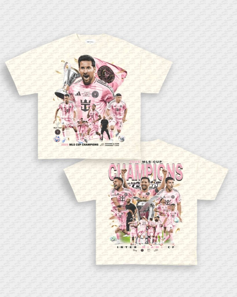 2025 MLS CHAMPS TEE - [DS] - VIP - GAME CHANGERS - GAME CHANGERS GRAPHIC TEE