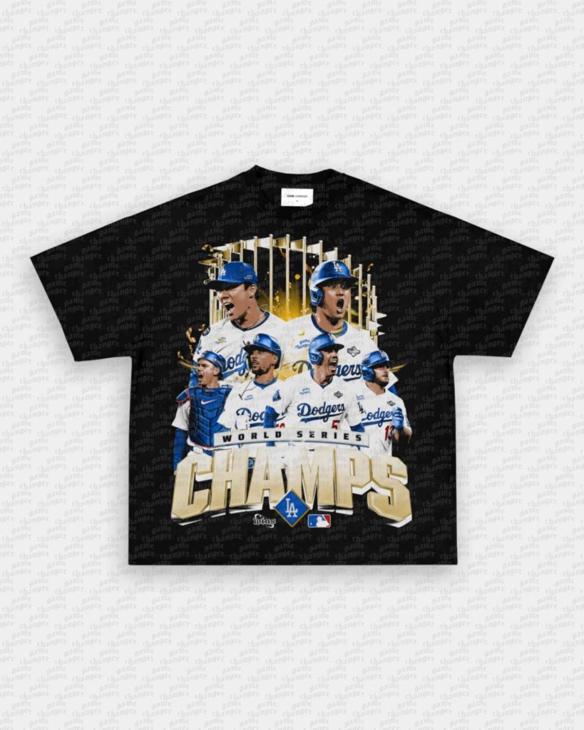2025 WORLD SERIES CHAMPS TEE - VIP - GAME CHANGERS - GAME CHANGERS GRAPHIC TEE