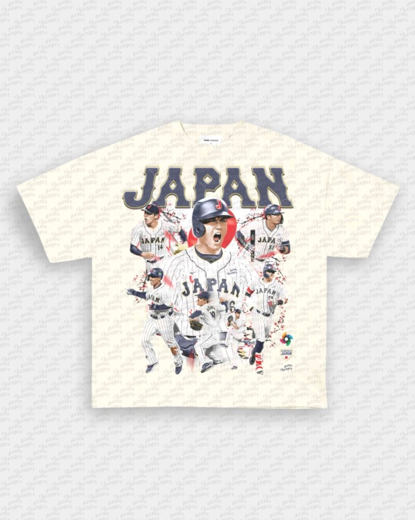 2026 WBC JAPAN TEE - VIP - GAME CHANGERS - GAME CHANGERS GRAPHIC TEE
