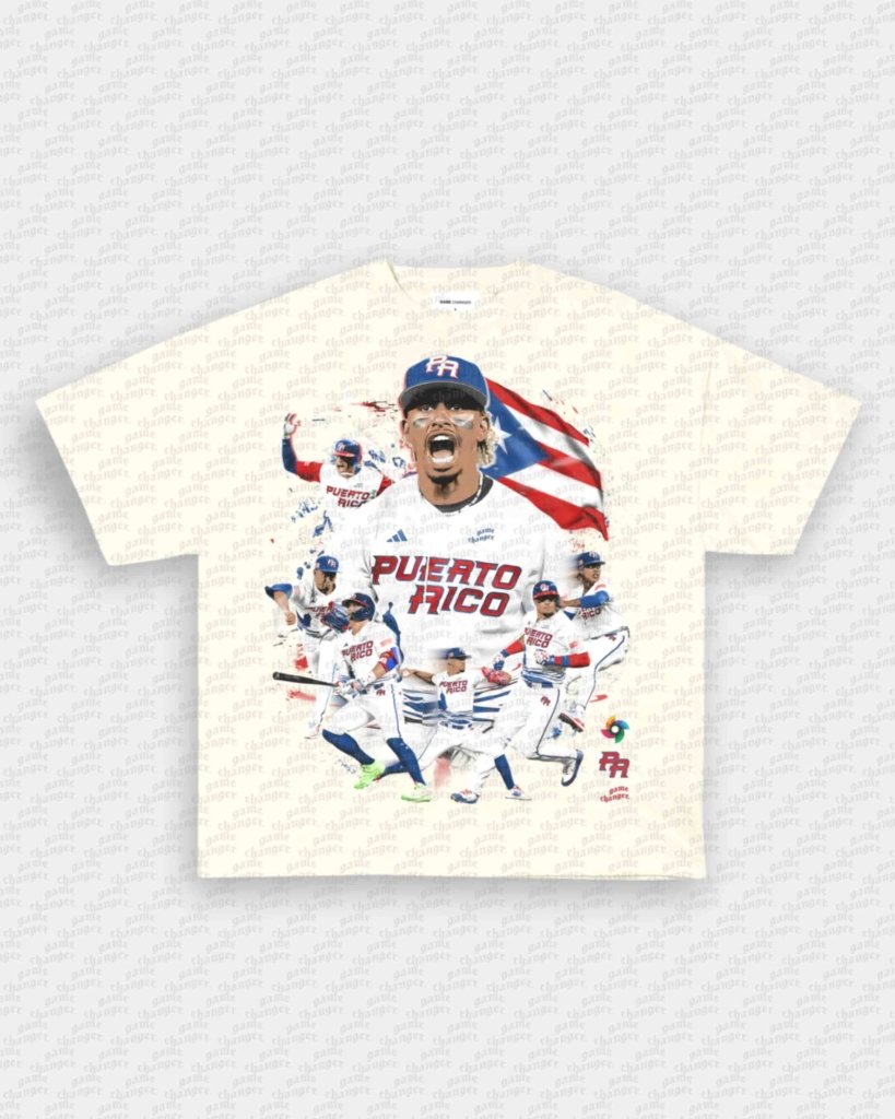 2026 WBC PUERTO RICO TEE - VIP - GAME CHANGERS - GAME CHANGERS GRAPHIC TEE