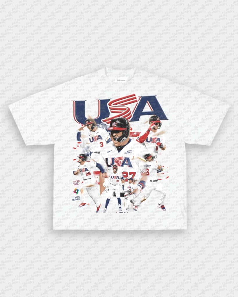 2026 WBC USA TEE - VIP - GAME CHANGERS - GAME CHANGERS GRAPHIC TEE