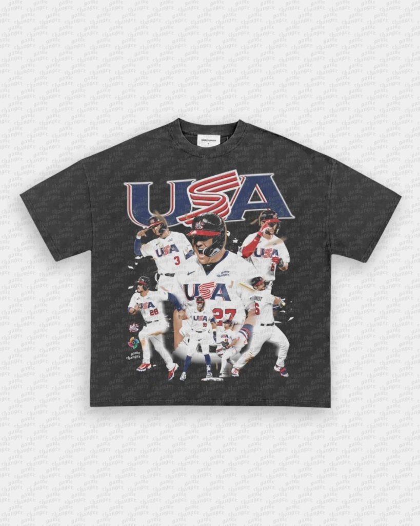 2026 WBC USA TEE - VIP - GAME CHANGERS - GAME CHANGERS GRAPHIC TEE