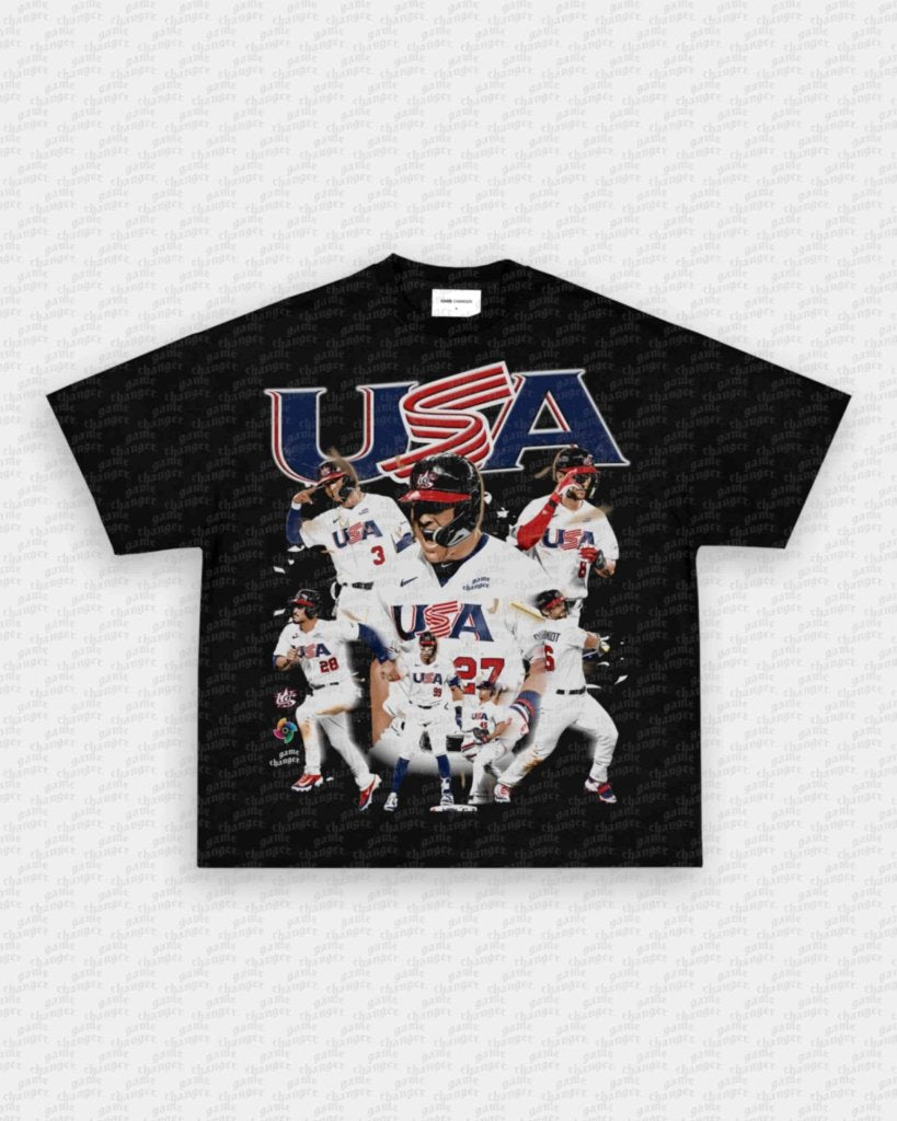 2026 WBC USA TEE - VIP - GAME CHANGERS - GAME CHANGERS GRAPHIC TEE