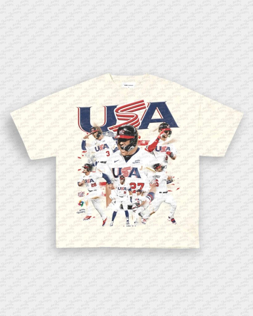 2026 WBC USA TEE - VIP - GAME CHANGERS - GAME CHANGERS GRAPHIC TEE