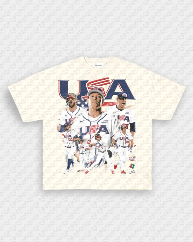 2026 WBC USA V2 TEE - VIP - GAME CHANGERS - GAME CHANGERS GRAPHIC TEE
