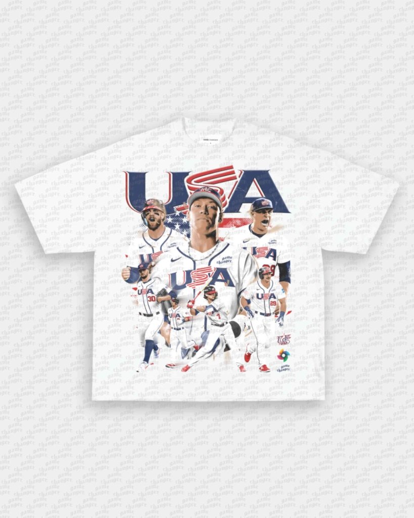 2026 WBC USA V2 TEE - VIP - GAME CHANGERS - GAME CHANGERS GRAPHIC TEE