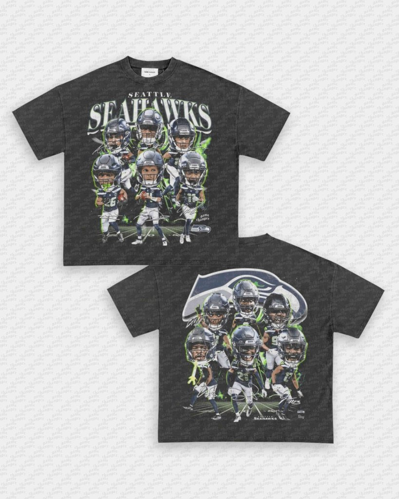25 - 26 BIG HEAD SEAHAWKS TEE - [DS] - VIP - GAME CHANGERS - GAME CHANGERS GRAPHIC TEE