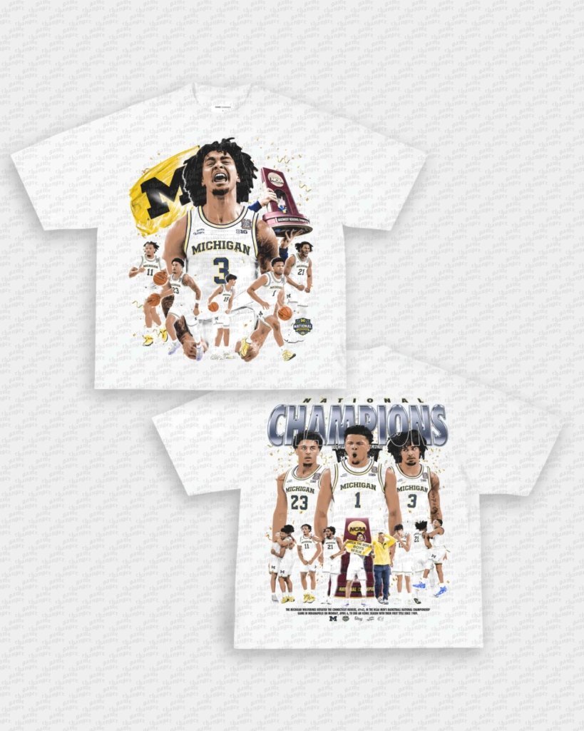 25 - 26 NATIONAL CHAMPS - MICHIGAN TEE - [DS] - VIP - GAME CHANGERS - GAME CHANGERS GRAPHIC TEE