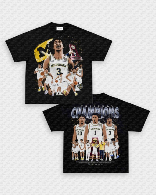 25 - 26 NATIONAL CHAMPS - MICHIGAN TEE - [DS] - VIP - GAME CHANGERS - GAME CHANGERS GRAPHIC TEE