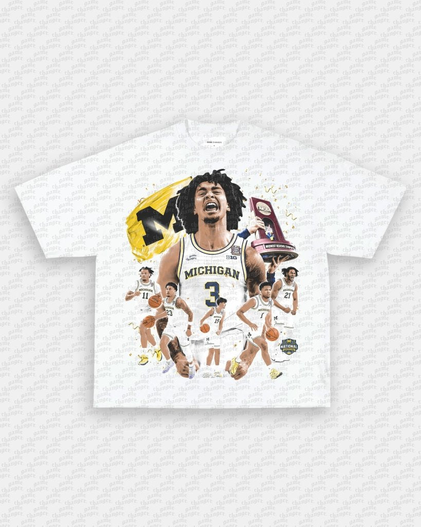 25 - 26 NATIONAL CHAMPS V2 - MICHIGAN TEE - VIP - GAME CHANGERS - GAME CHANGERS GRAPHIC TEE