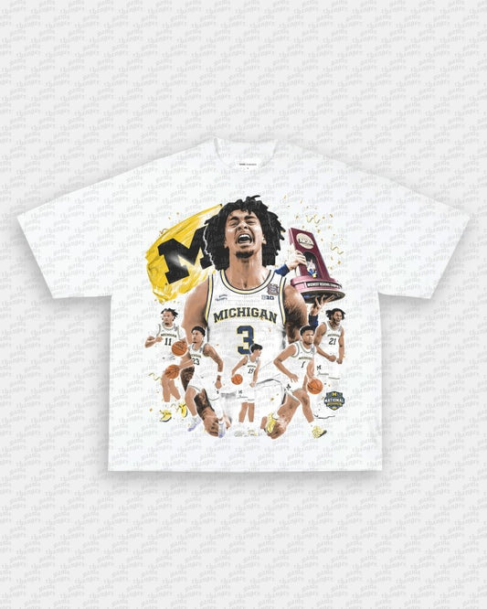 25 - 26 NATIONAL CHAMPS V2 - MICHIGAN TEE - VIP - GAME CHANGERS - GAME CHANGERS GRAPHIC TEE