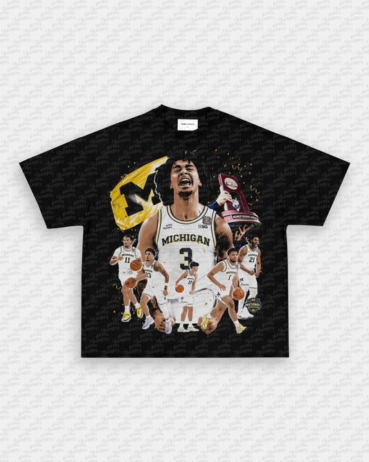 25 - 26 NATIONAL CHAMPS V2 - MICHIGAN TEE - VIP - GAME CHANGERS - GAME CHANGERS GRAPHIC TEE