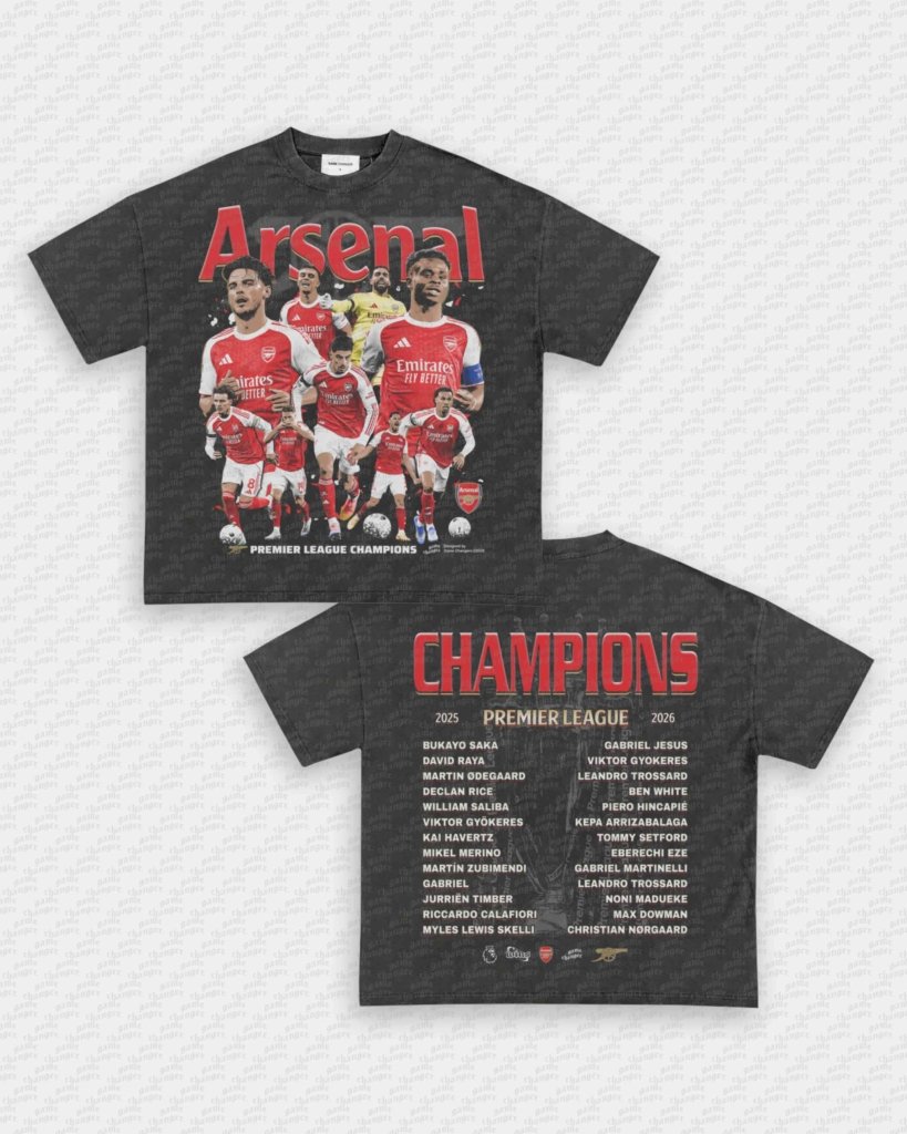 25 - 26 PREMIER LEAGUE CHAMPS TEE - [DS] - VIP - GAME CHANGERS - GAME CHANGERS GRAPHIC TEE