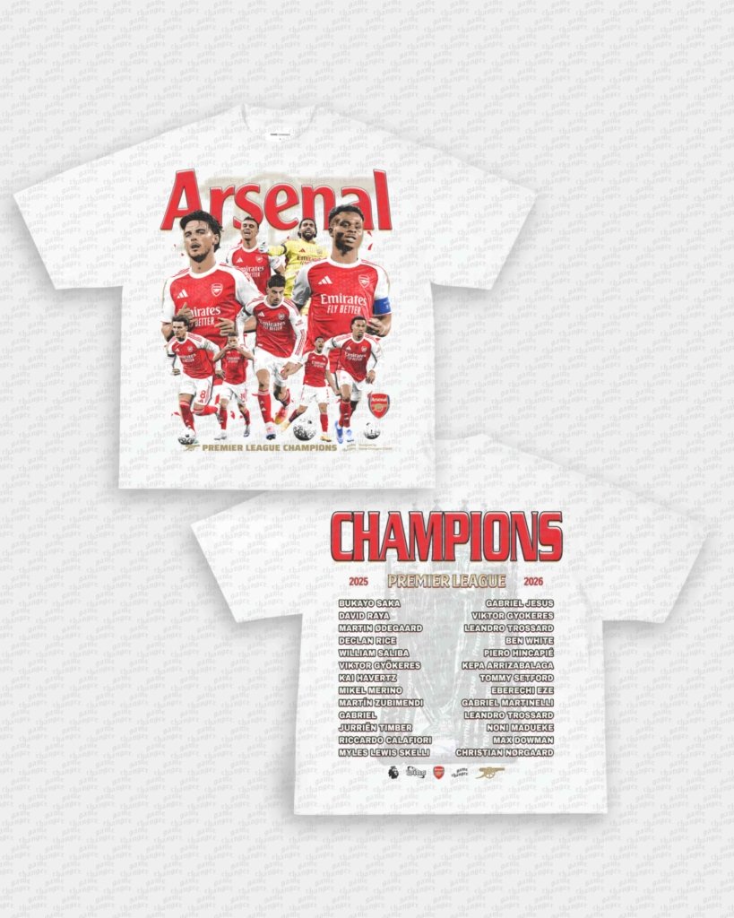 25 - 26 PREMIER LEAGUE CHAMPS TEE - [DS] - VIP - GAME CHANGERS - GAME CHANGERS GRAPHIC TEE