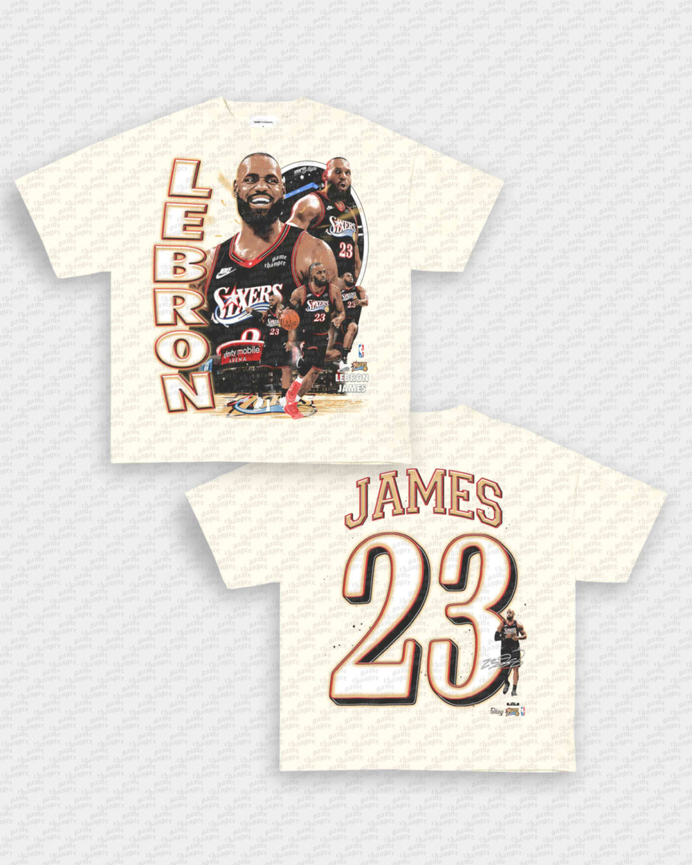 76ERS LEBRON TEE - [DS] - EcoBraces®
