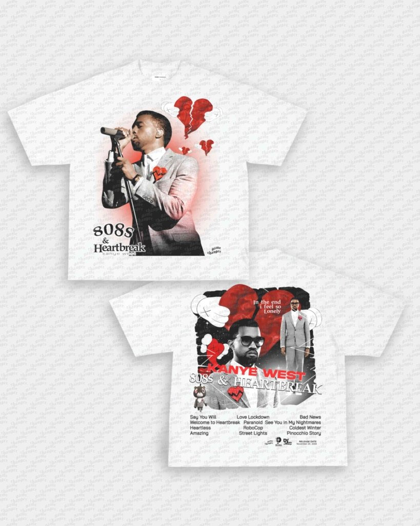 808s & HEARTBREAK TEE - [DS] - VIP - GAME CHANGERS - GAME CHANGERS GRAPHIC TEE