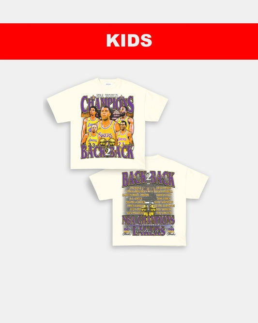 87 & 88 NBA CHAMPS - KIDS TEE - [DS] - VIP - GAME CHANGERS TEE