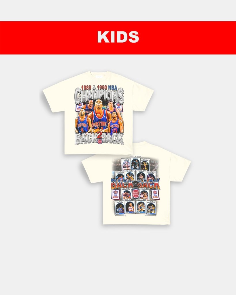 89 & 90 NBA CHAMPS - KIDS TEE - [DS] - VIP - GAME CHANGERS TEE