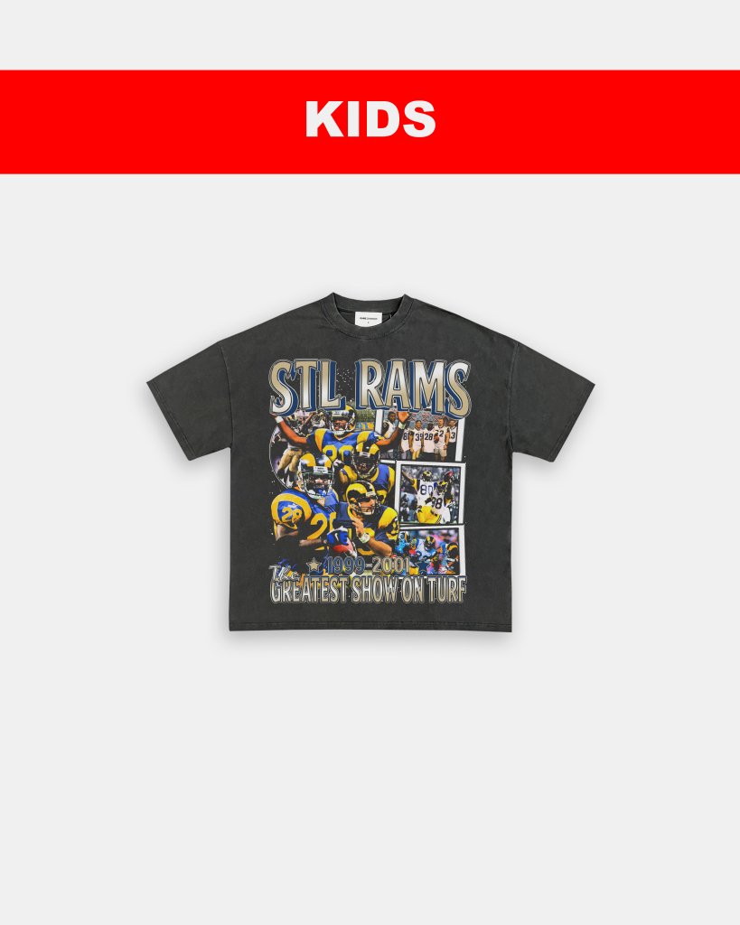 99 - 01 STL RAMS - KIDS TEE - VIP - GAME CHANGERS TEE