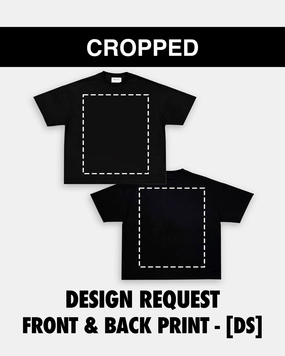 CUSTOM CROPPED TEE - [DS] - EcoBraces®