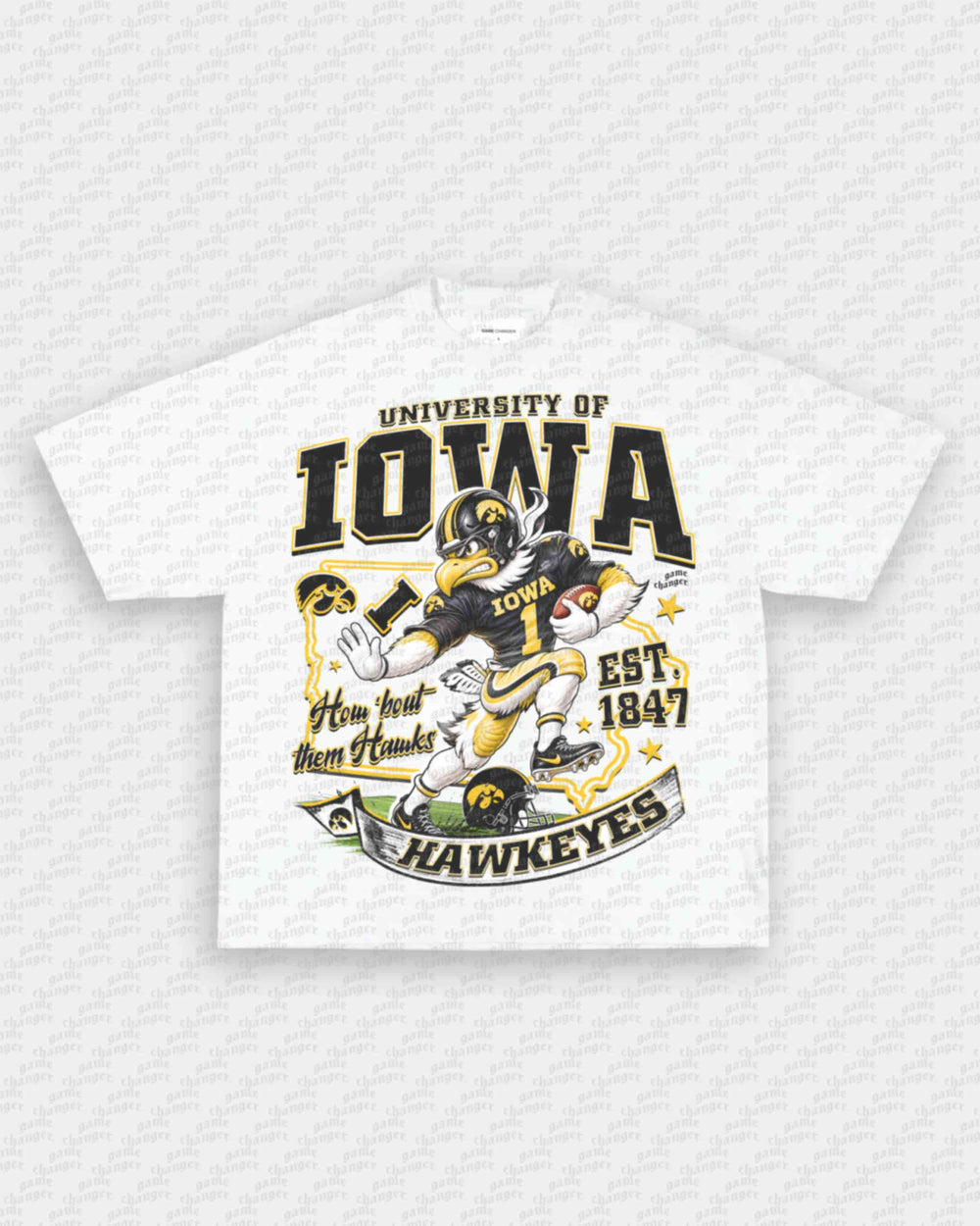 IOWA FOOTBALL TEE - EcoBraces®
