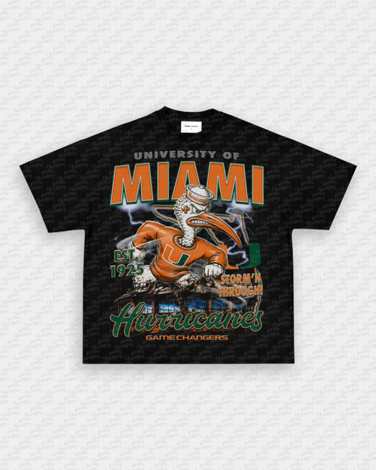 MIAMI FOOTBALL TEE - EcoBraces®