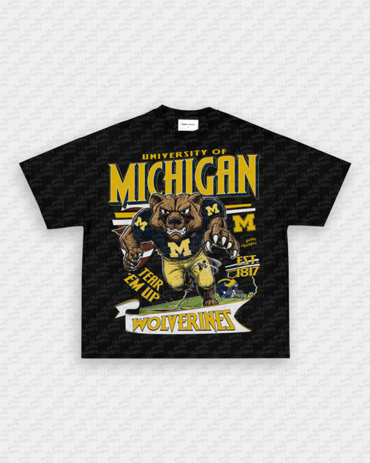 MICHIGAN FOOTBALL TEE - EcoBraces®