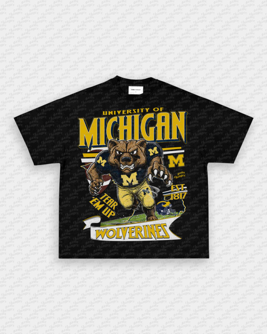 MICHIGAN FOOTBALL TEE - EcoBraces®