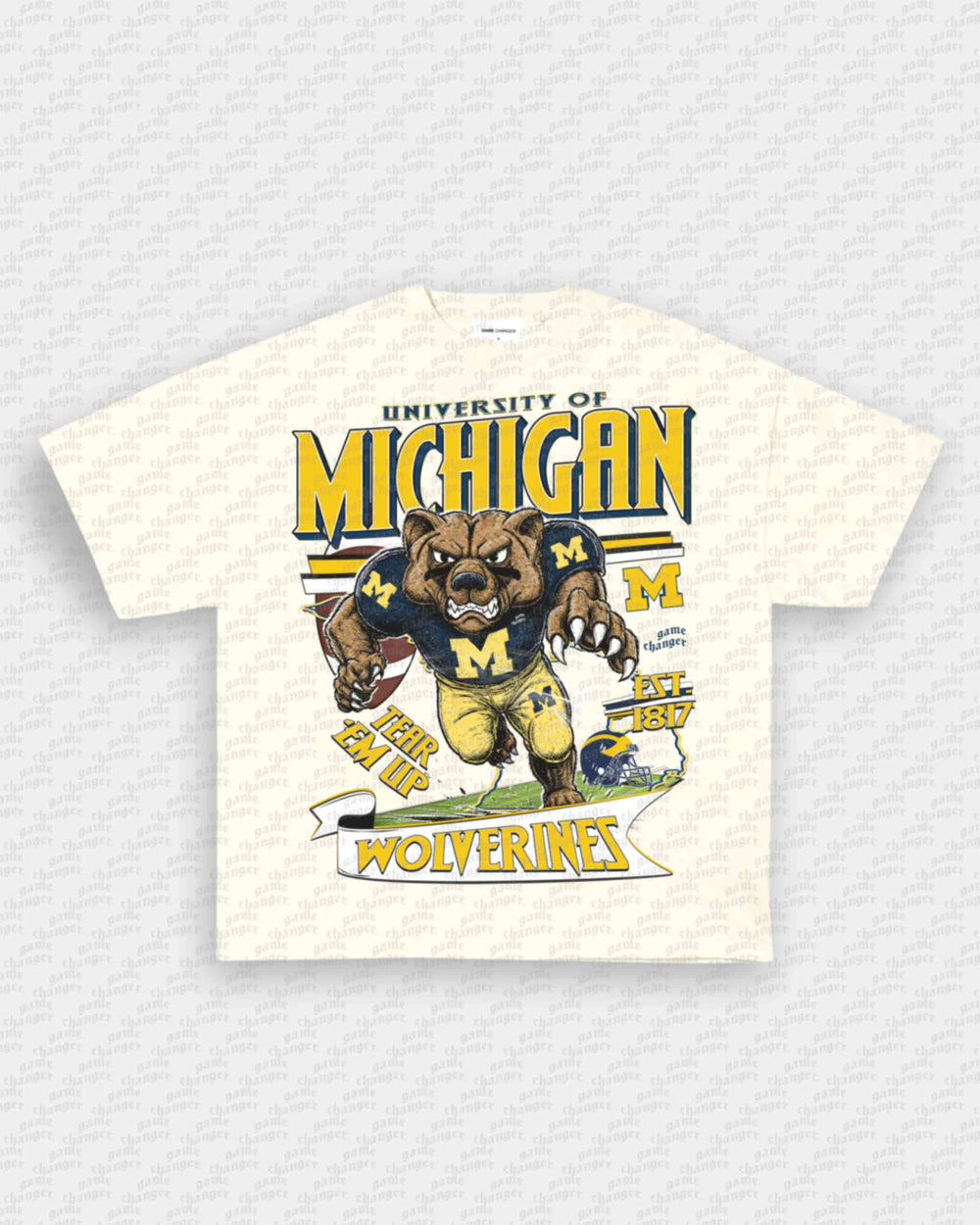 MICHIGAN FOOTBALL TEE - EcoBraces®