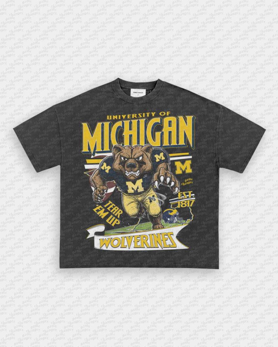 MICHIGAN FOOTBALL TEE - EcoBraces®