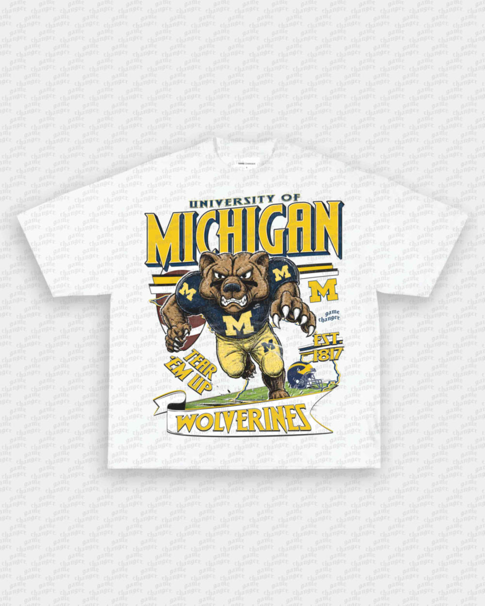MICHIGAN FOOTBALL TEE - EcoBraces®