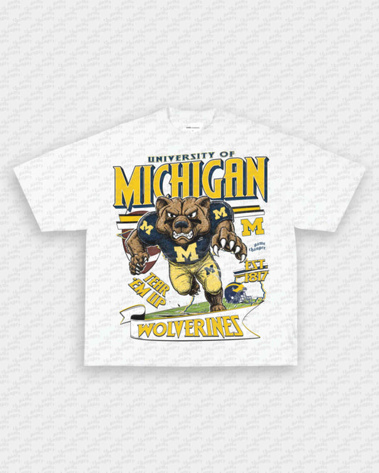MICHIGAN FOOTBALL TEE - EcoBraces®