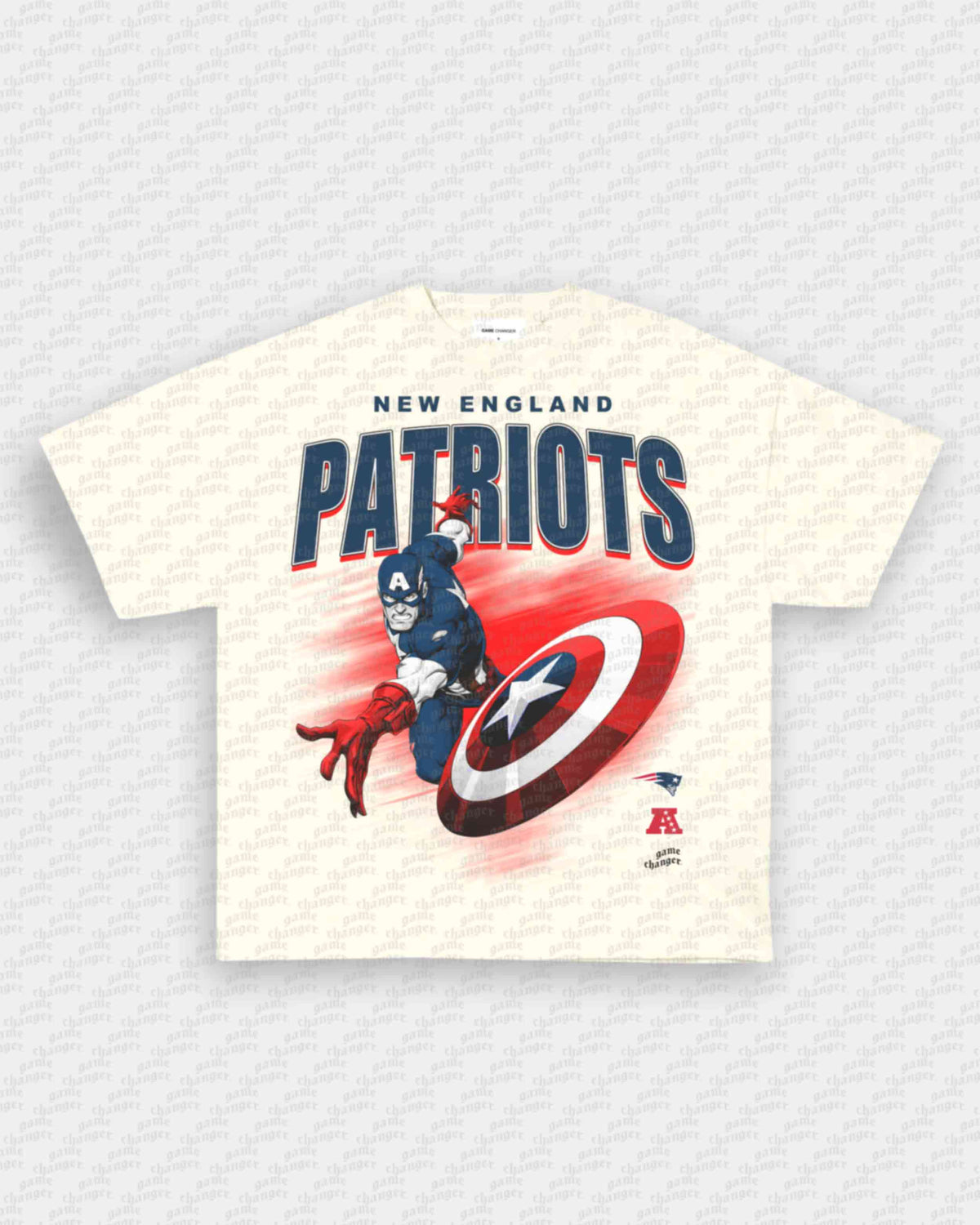 PATRIOTS X CAPTAIN AMERICA TEE