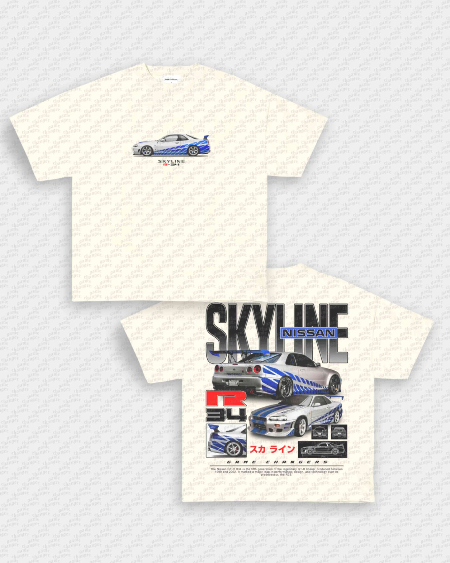 SKYLINE R34 TEE - [DS]