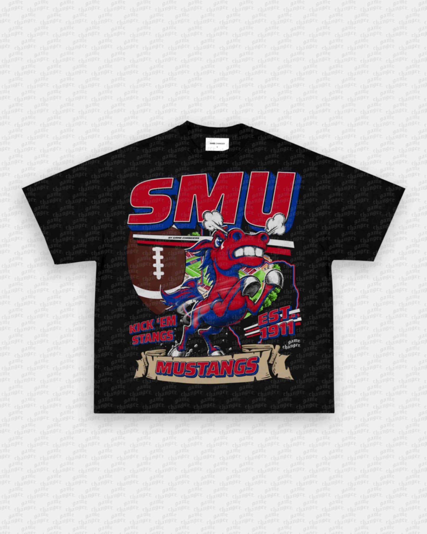 SMU FOOTBALL TEE