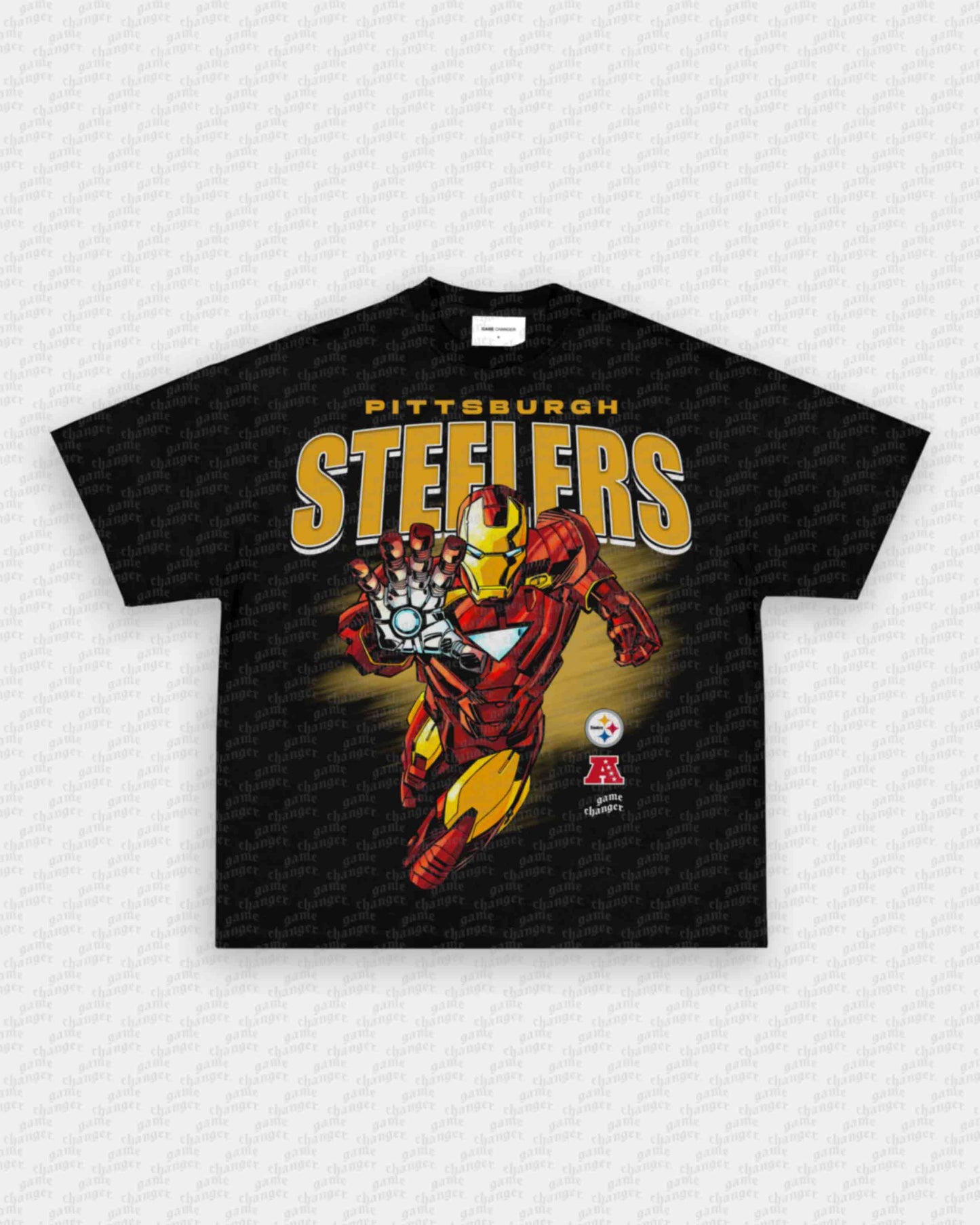 STEELERS X IRON MAN TEE